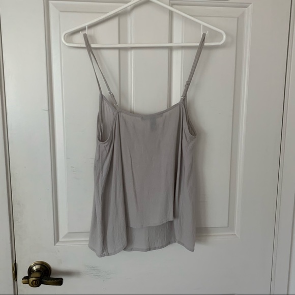 Gray Simple Button Tank Top - Picture 5 of 9